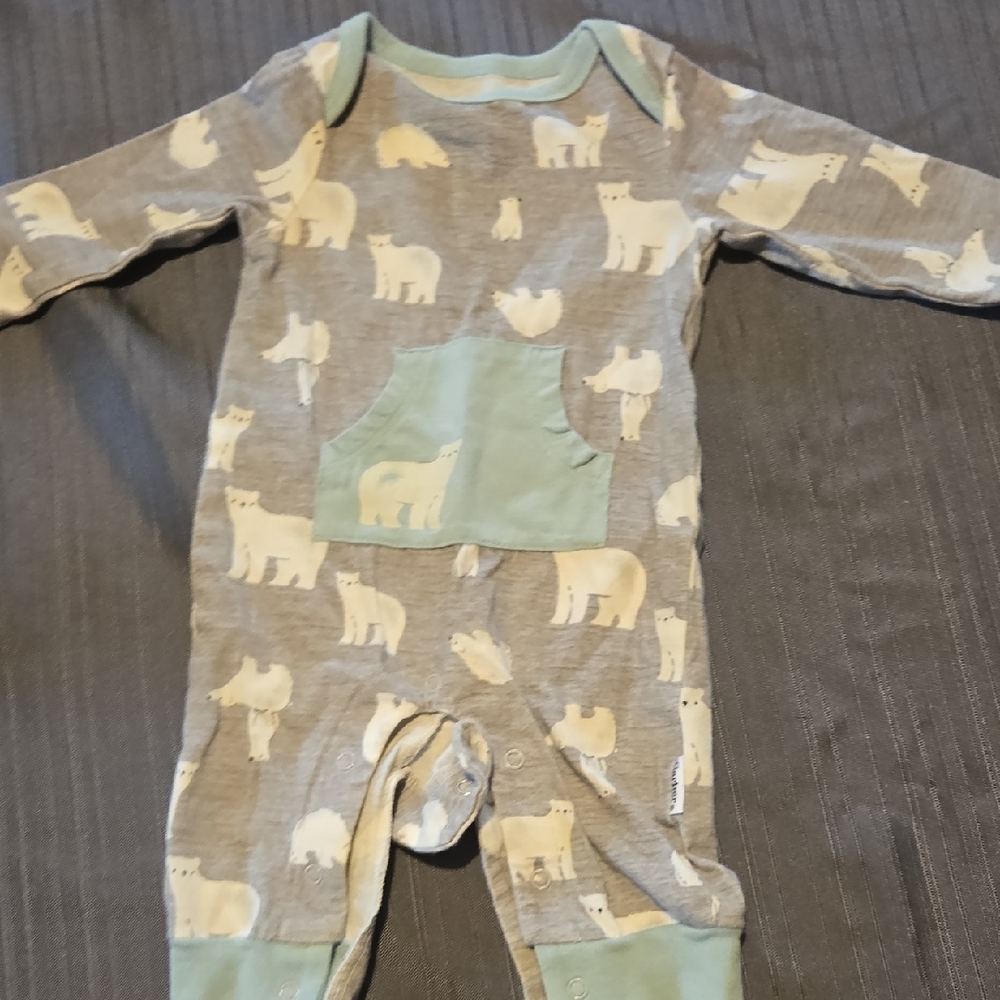 Polar Bear Print Kids One Piece